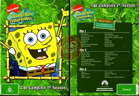 SPONGEBOB SQUAREPANTS Complete 1st Season 1 (3-DVD) NEW