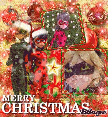Miraculous Christmas Special -- LadyBug and Chat Noir -- Animated Pictures for Sharing ...