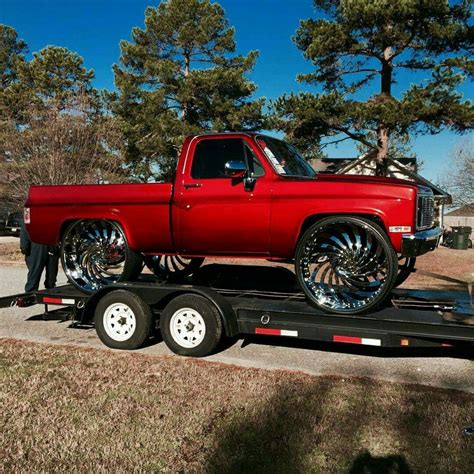 Custom wheels | Custom chevy trucks, Chevy trucks, Single cab trucks