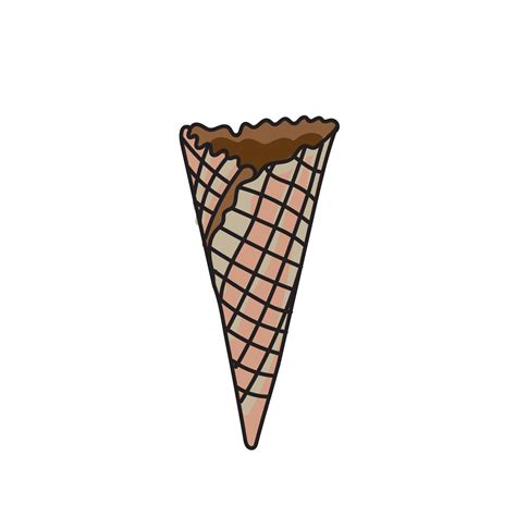 hand draw ice cream cone 9 11802468 Vector Art at Vecteezy