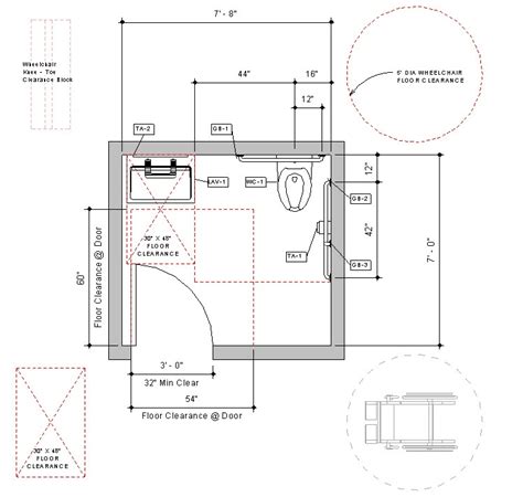 Public Toilet Floor Plan