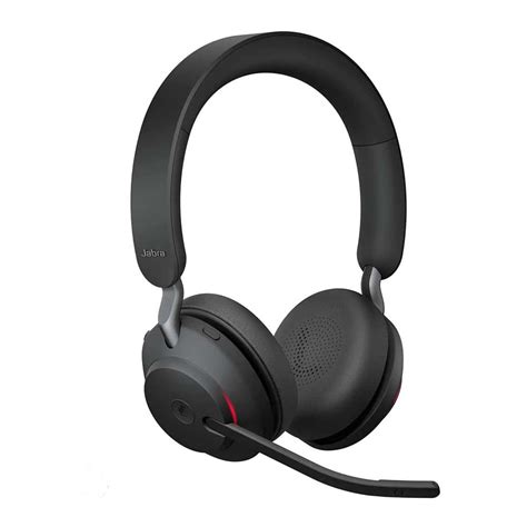 Jabra Evolve2 65 Wireless Headset Noise Cancelling UC Certified Stereo ...