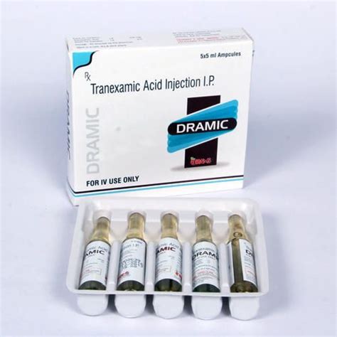 Tranexamic Acid Injection, ट्रेनेक्सामिक एसिड इंजेक्शन - Rapid Life ...