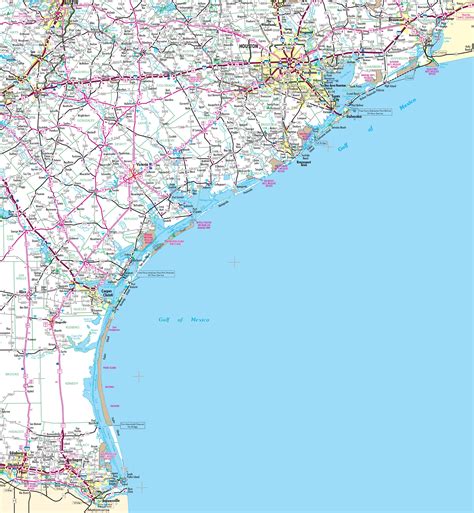 Map Of Texas Coast - Alice Texas Map | Printable Maps