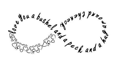 i love you a bushel and a peck tattoo - leevancleefage