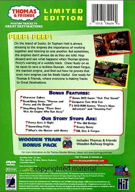 Thomas & Friends: Percy Saves The Day (with Toy Train) (DVD 2005) | DVD ...