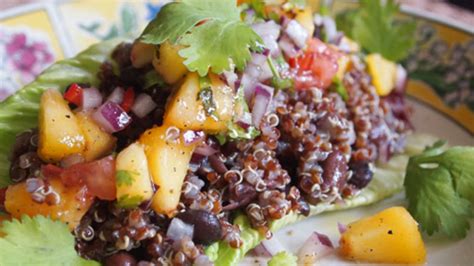 Bolivian Quinoa and Bean Salad Recipe | Que Rica Vida