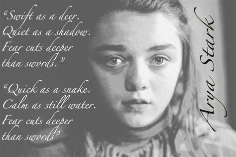 The Best Arya Stark Quotes | Arya stark quotes, Stark quote, Arya stark