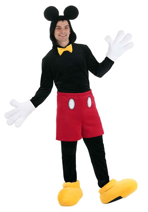 Deluxe Disney Mickey Mouse Adult Costume | Disney Costumes | Buy Male ...