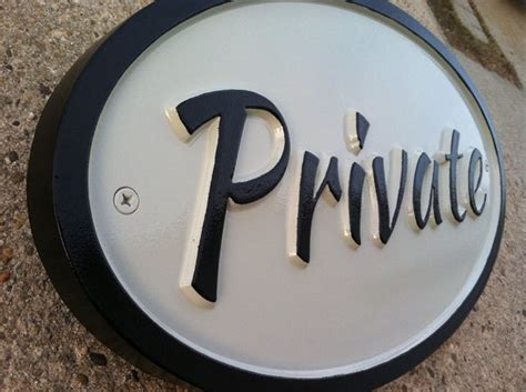 Private Entrance Sign - Do Not Enter - No Trespassing – The Carving Company