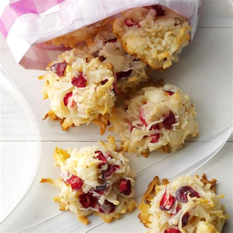 Coconut Cranberry Yummies Recipe | Taste of Home