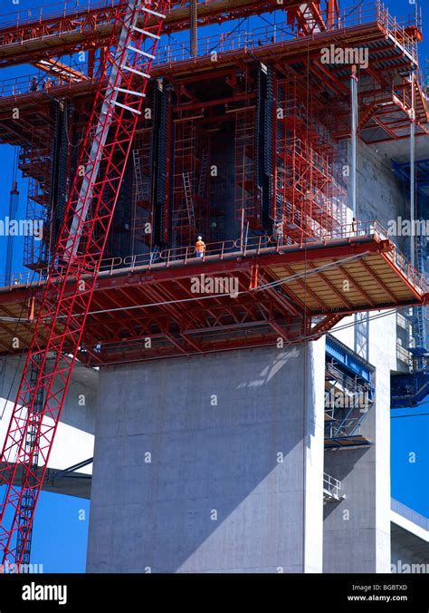 Construction of the second Gateway Bridge Brisbane Australia Stock ...