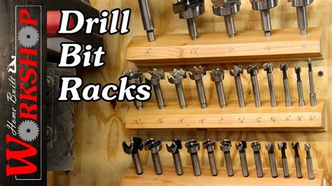 How to make a Drill Bit Rack | Drill bits, Workshop storage, Tool storage diy