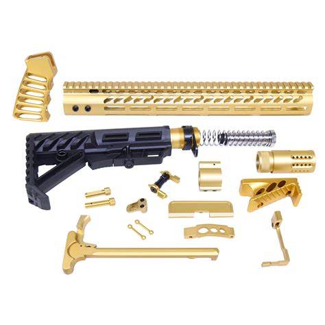 AR-15 Ultimate Rifle Kit (Anodized Gold) » Guntec USA