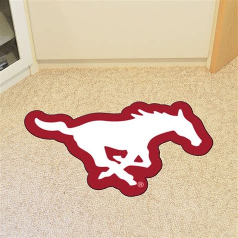 Smu Mustangs Mascot Mat 30x40 - Etsy