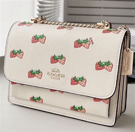 Coach Strawberry Klare Sling Bag, Women's Fashion, Bags & Wallets ...