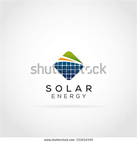 Solar Power Logo Stock Vector (Royalty Free) 552616144 | Shutterstock