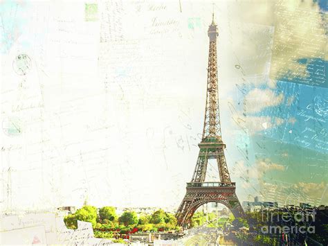 √ Eiffel Tower Paris Postcard - Alumn Photograph