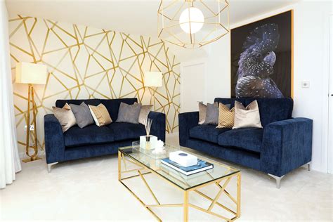 10+ Navy Blue And Gold Room