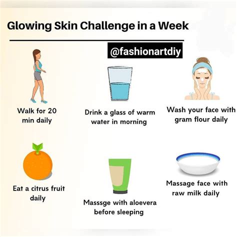 Fashion Art Diy Tips on Instagram: “Simple skin care tips for healthy and glowing skin naturally ...