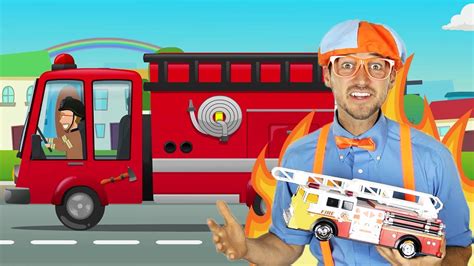 Blippi Fire Truck Cartoon | Images and Photos finder