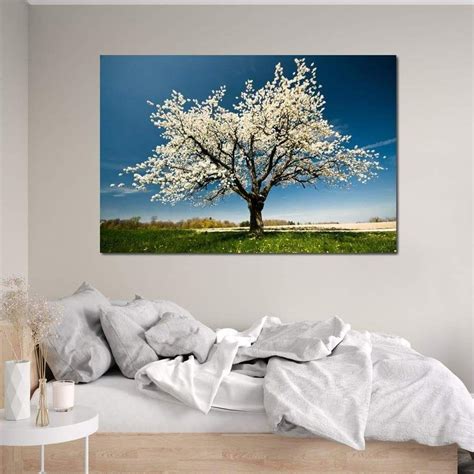 White Tree | NicheCanvas Tree Canvas, White Tree, A Whole New World, Focal Point, Breathtaking ...