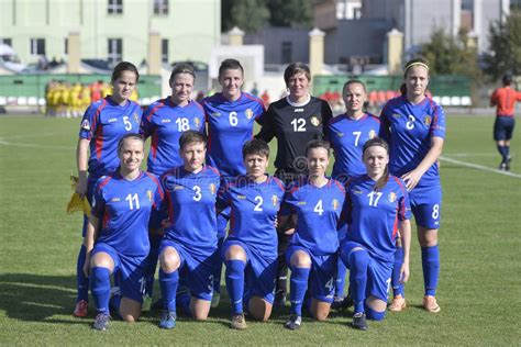 Moldova Women S National Football Team Editorial Photography - Image of group, female: 59596587