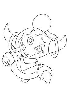 Pokemon Hoopa Unbound Coloring Pages