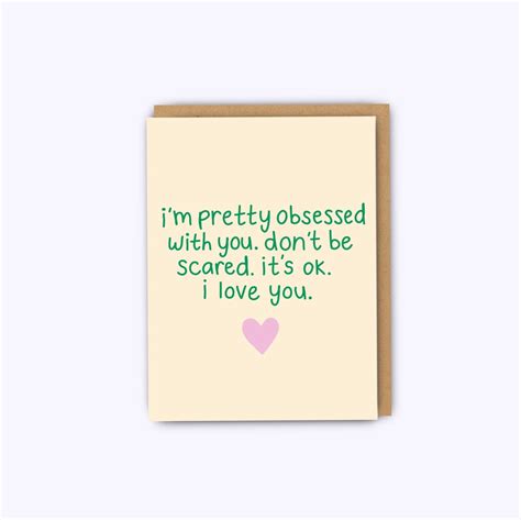 Funny Love Card Love You Card Birthday Card Funny - Etsy