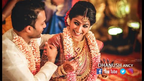 A Lovely Wedding Story of Dhanush & Ancy | Traditional Hindu Wedding Highlights - YouTube