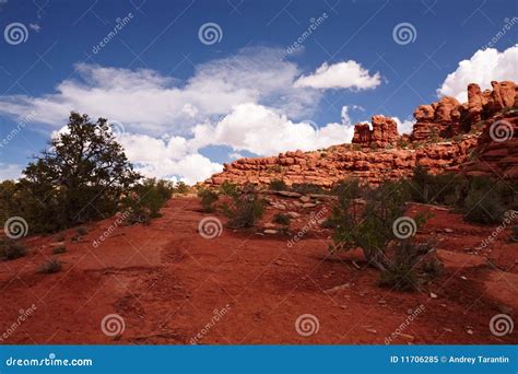 Red Desert stock image. Image of clouds, national, america - 11706285