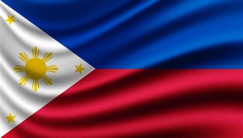 Flag of Filipino Background Template