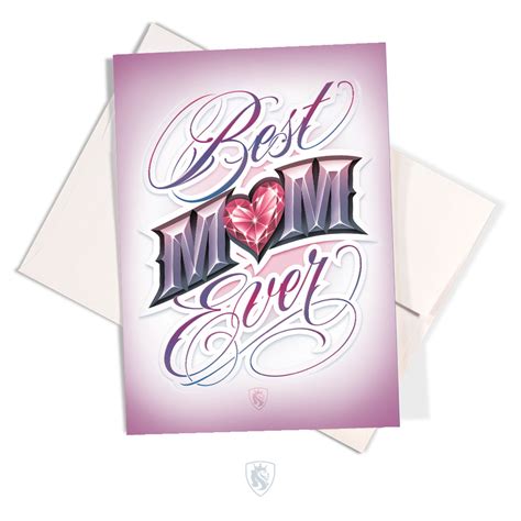 "Best Mom ever" Greeting Card