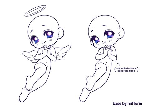 F2U Devil & Angel Chibi Bases - miffurin's Ko-fi Shop - Ko-fi ️ Where ...