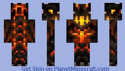 Ulthotron - Fire Dragon Minecraft Skin