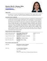 Cebuma-Resume-HR-1.doc - Hezeira Mio R. Cebuma RPm 2040 Renaissance ...