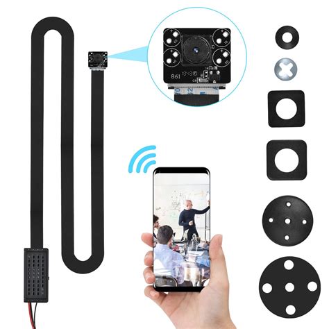 Buy Hidden Camera Button - Mini Camera WiFi 1080P HD 60cm DIY Wireless Video Recorder Motion ...