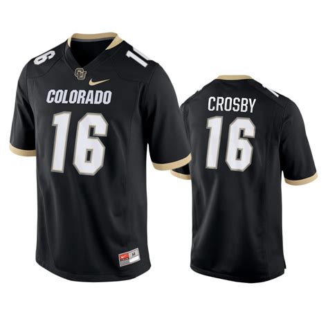 Mason Crosby Colorado Buffaloes College Football Black Men’s Jersey – Nyjerseys.store