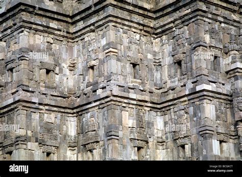 java indonesia Architecture of the Prambanan Temple Stock Photo - Alamy