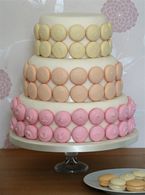 lauralovescakes...: Three Tier Multi-Colour Macaroon Cake