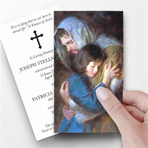 Prayer Cards Memorial Prayer Cards Catholic Prayer Cards - Etsy