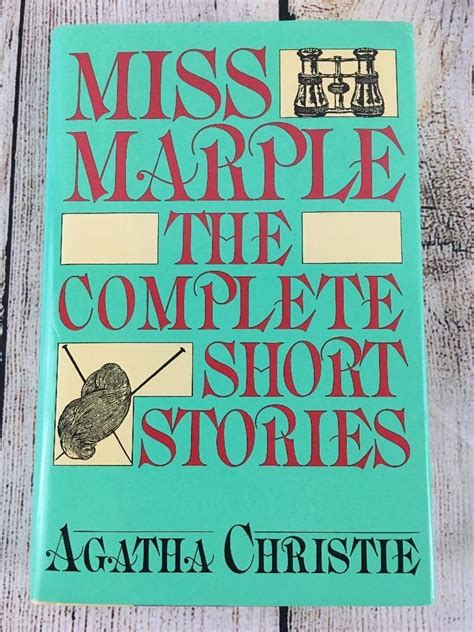 Miss Marple The Complete Short Stories by Agatha Christie Mystery Writing, Mystery Book, Miss ...