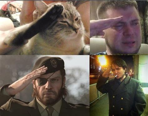 Four-Man Salute | Ozon's Salute | Know Your Meme