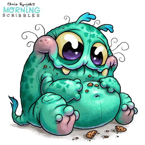 Chris Ryniak on Twitter | Cute monsters drawings, Monster drawing, Cute ...