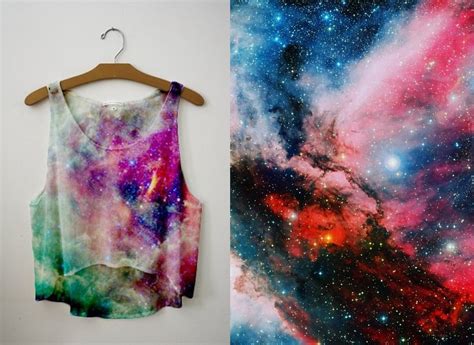 Trend Report: Galaxy Print | Galaxy print, Galaxy tank, Diy galaxy