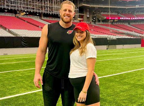 Pregnant Kealia Watt Visits Husband JJ Watt at NFL Training Camp: Photo