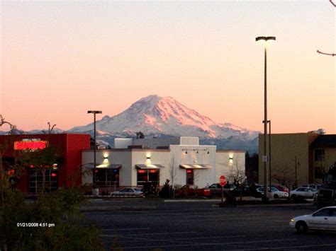 Federal Way, Washington - 2001-2003. Mt. Rainier is the foreground. Is beautiful no matter where ...