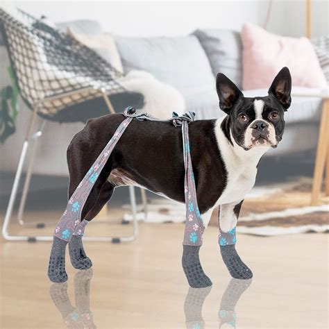 Walkee Paws Indoor Nonslip Socks - PawFlex | Paw Bandages for Dogs & Pets