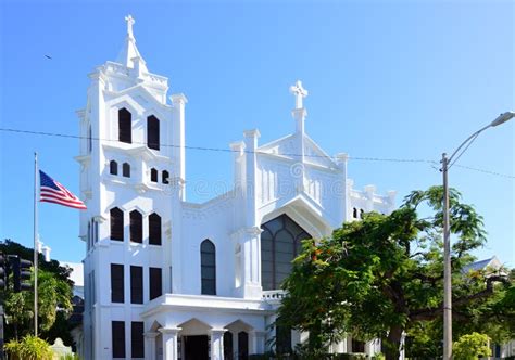 Church in Downtown Key West, Florida Keys Stock Photo - Image of color, american: 234546454