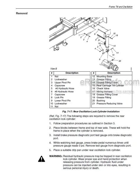 JLG Lull 1044C-54 Series II Service Manual Telehandler